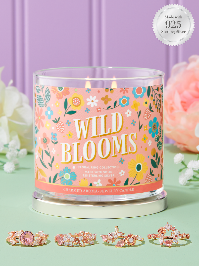 Wild Blooms Candle - combo stock